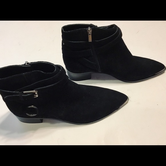 Marc Fisher Yatina black suede Chelsea boot - Picture 5 of 6